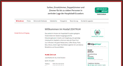 Desktop Screenshot of hostalzentrum.com