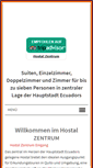 Mobile Screenshot of hostalzentrum.com